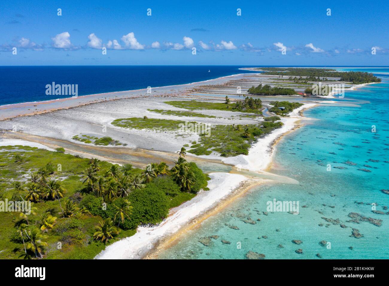 Impressions De L'Atoll De Fakarava, Tuamotu Archipel, Polynésie Française Banque D'Images