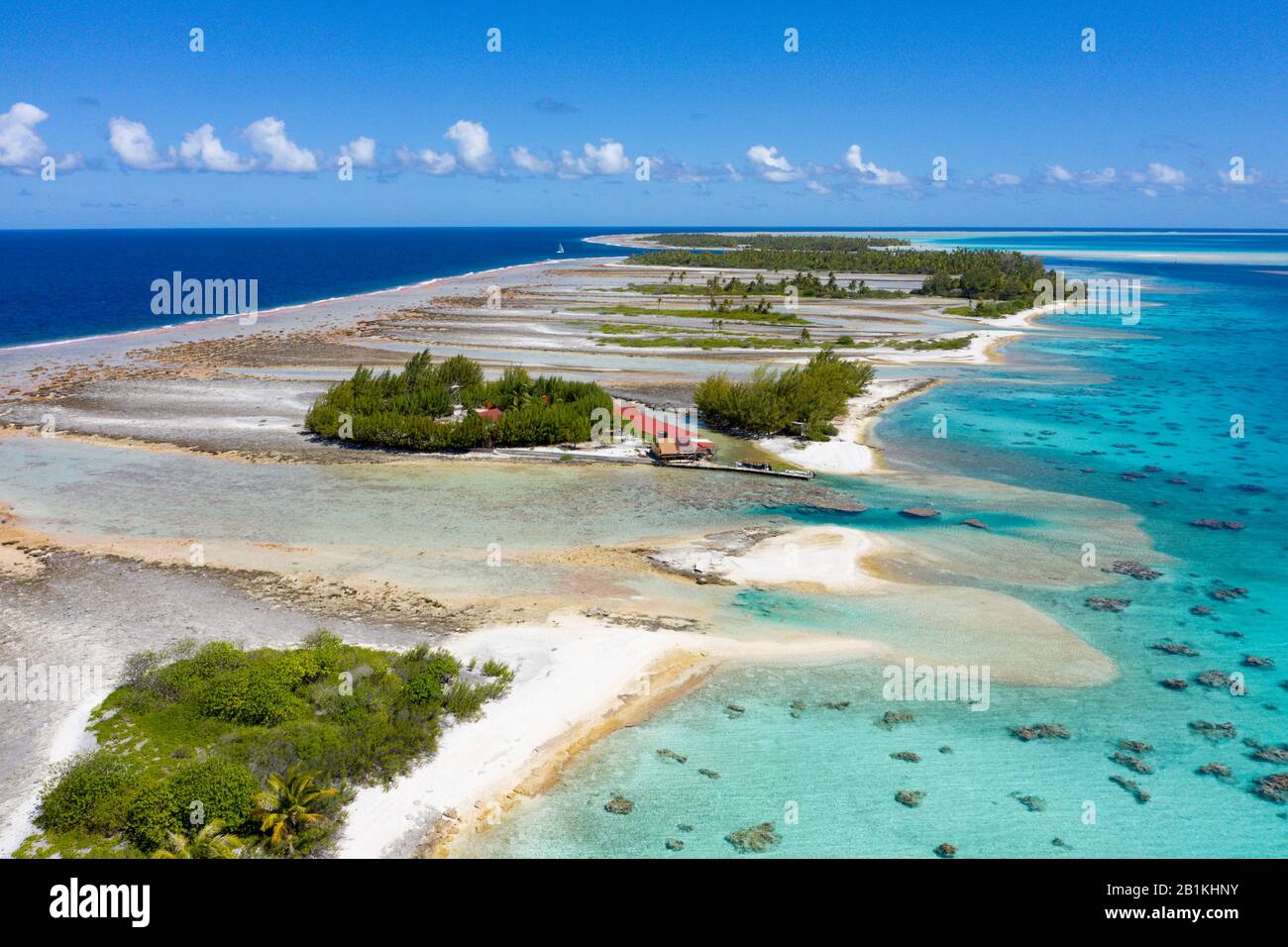 Impressions De L'Atoll De Fakarava, Tuamotu Archipel, Polynésie Française Banque D'Images