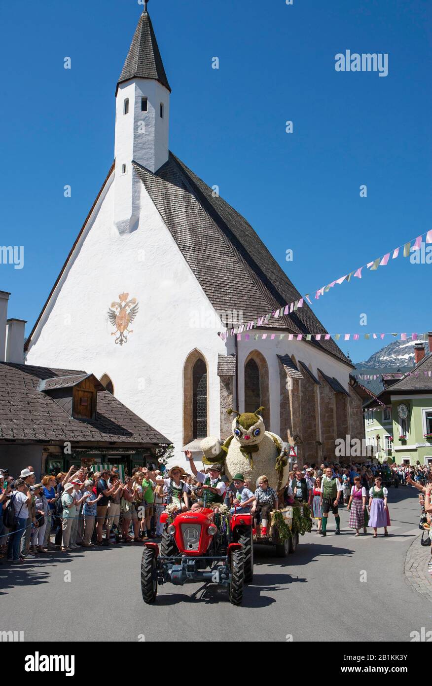 Narcisse Festival, Bad Aussee, Ausseerland, Salzkammergut, Styrie, Autriche Banque D'Images