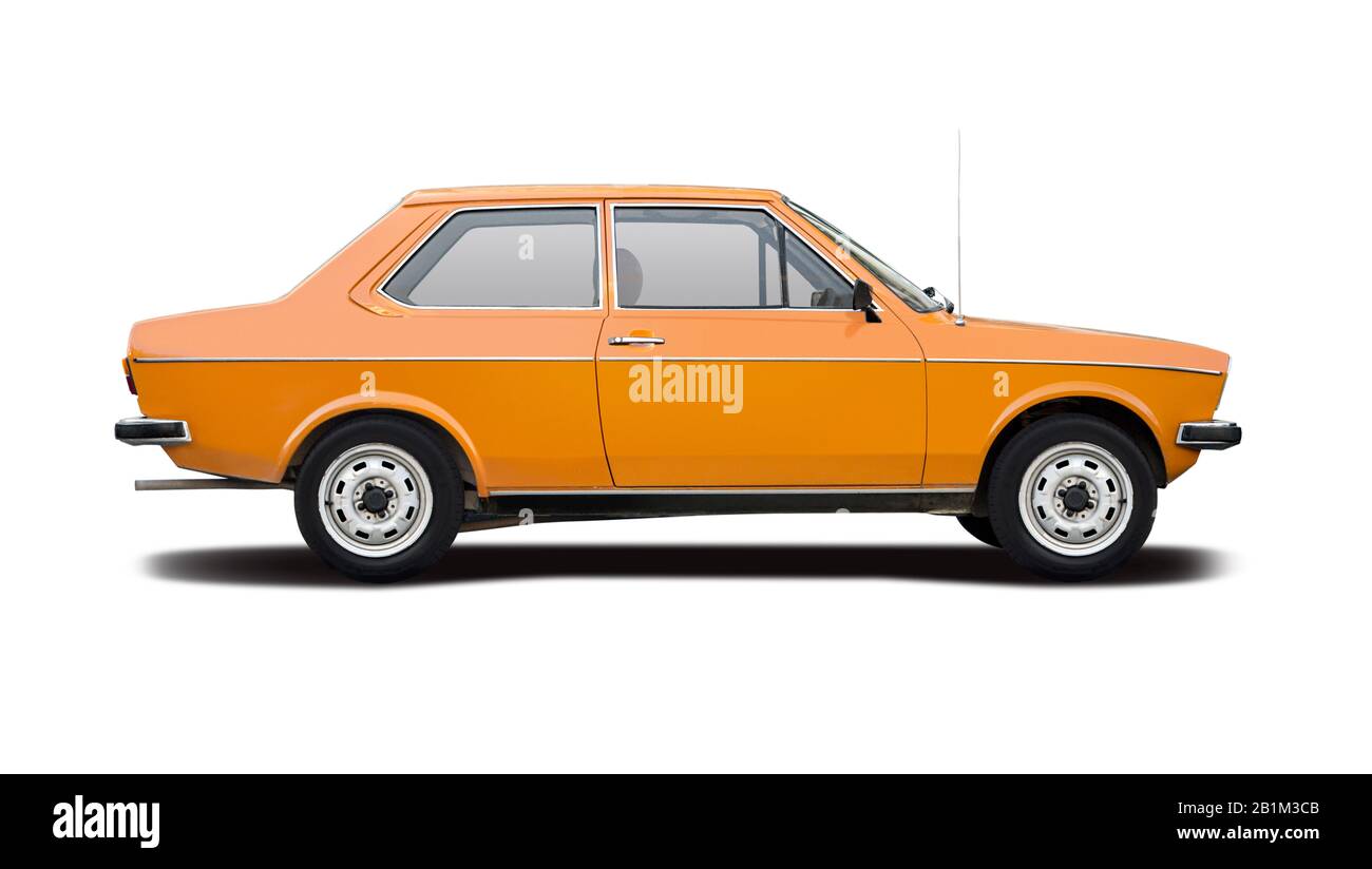 Voiture de sport allemande classique isolée sur blanc Banque D'Images