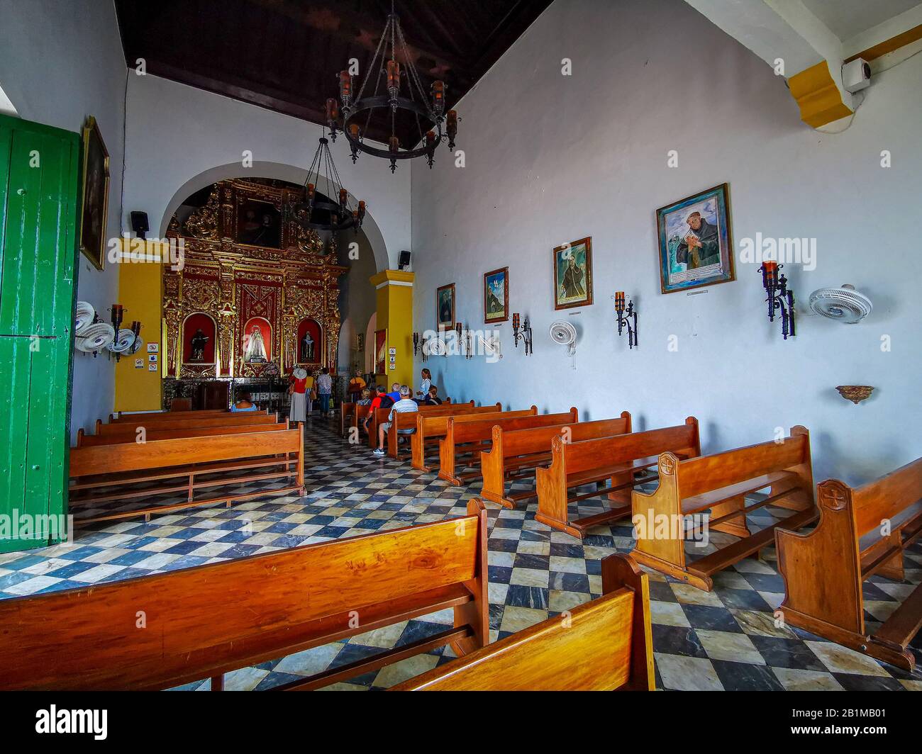 Convento de la Popa, Carthagène, Colombie. Espagnol, fortification. Banque D'Images