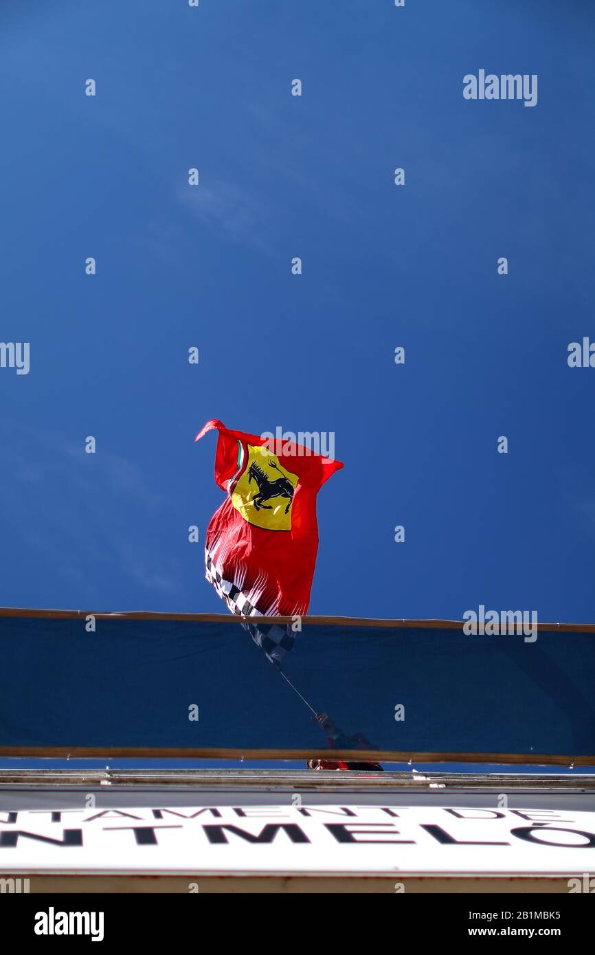 Montmelo, Espagne. 26 février 2020. Ferrari Flag Formule 1 Championnat du monde 2020, essais d'hiver #2 2020 Barcelone, 26-28 février 2020. Photo Federico Basile/Insidefoto Crédit: Insidefoto Srl/Alay Live News Banque D'Images