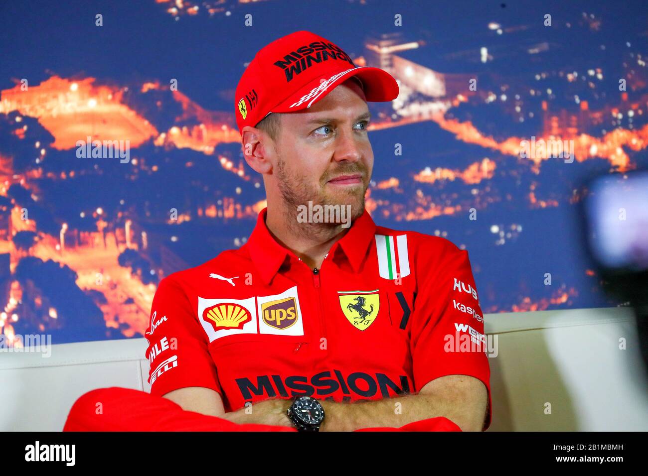 Montmelo, Espagne. 26 février 2020. #05 Sebastian Vettel, Scuderia Ferrari. Formule 1 Championnat du monde 2020, épreuves d'hiver #2 2020 Barcelone, 26-28 février 2020. Photo Federico Basile/Insidefoto Crédit: Insidefoto Srl/Alay Live News Banque D'Images