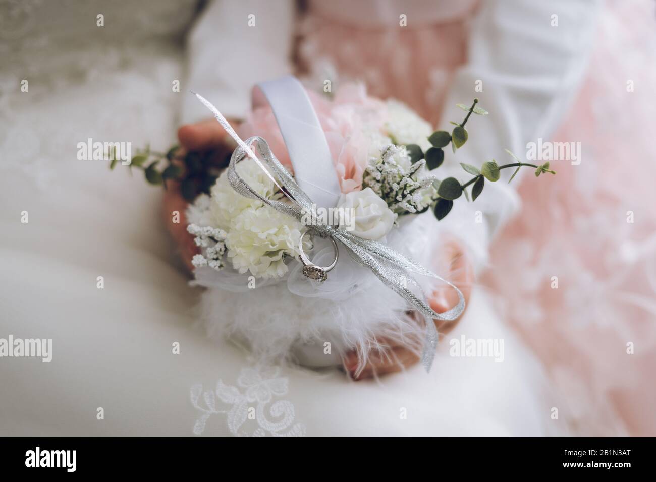 Un bouquet de fleurs ou de pots-de-vin pour un mariage Banque D'Images