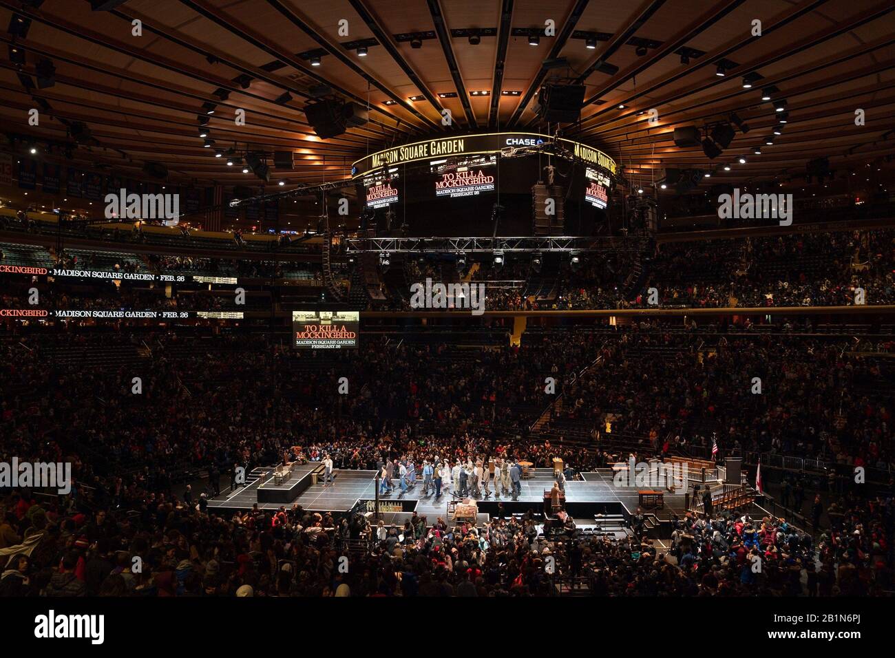 New York, NY, États-Unis. 26 février 2020. ED Harris, acteur présent pour TUER UN MOCKINGBIRD Exécuté gratuitement à 18 000 Élèves de l'école publique, Madison Square Garden, New York, NY le 26 février 2020. Crédit : Jason Smith/Everett Collection/Alay Live News Banque D'Images