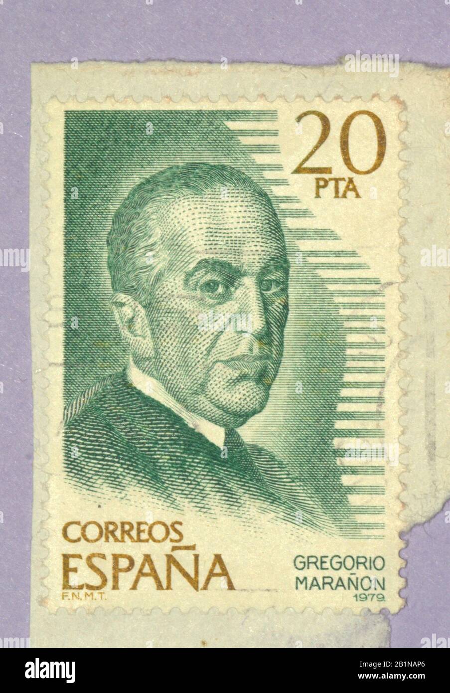 Gregorio Marañon sello de 1979 Banque D'Images