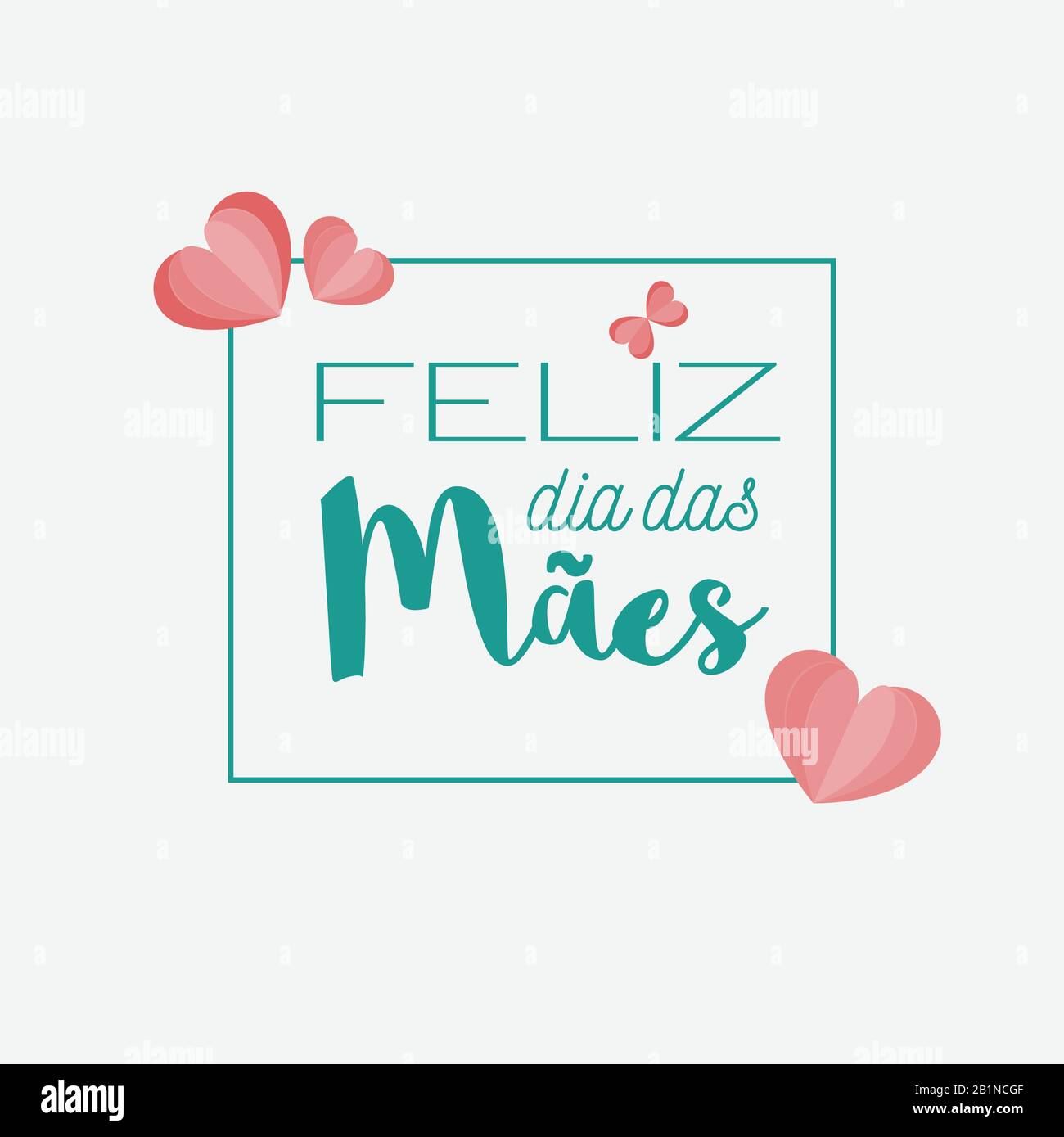 Bonne Fete Des Meres En Portugais Feliz Dia Das Maes Vecteur Image Vectorielle Stock Alamy