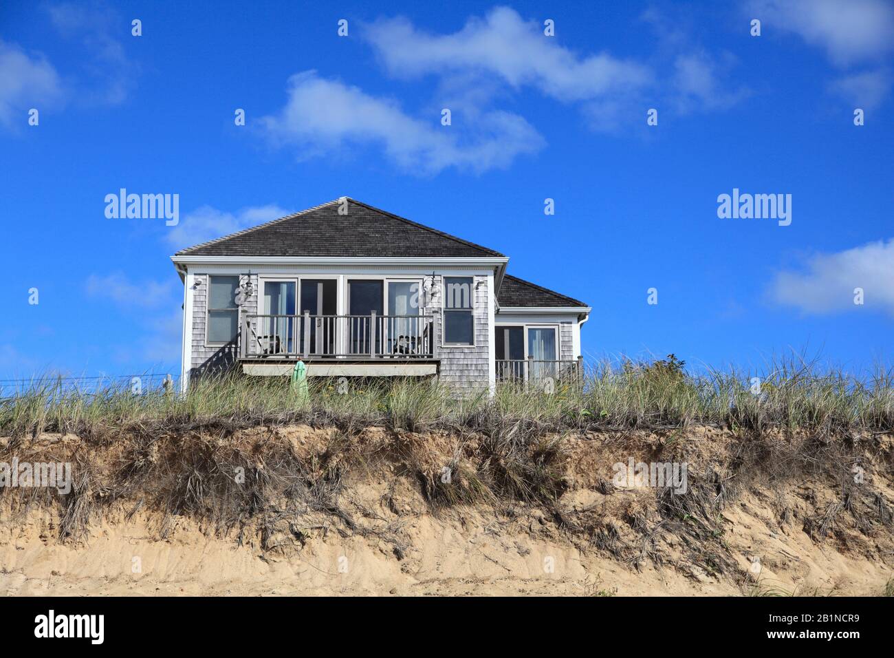 Beach House, Dennisport, Dennis Port, Nantucket Sound, Dennis, Cape Cod, Massachusetts, Nouvelle-Angleterre, États-Unis Banque D'Images