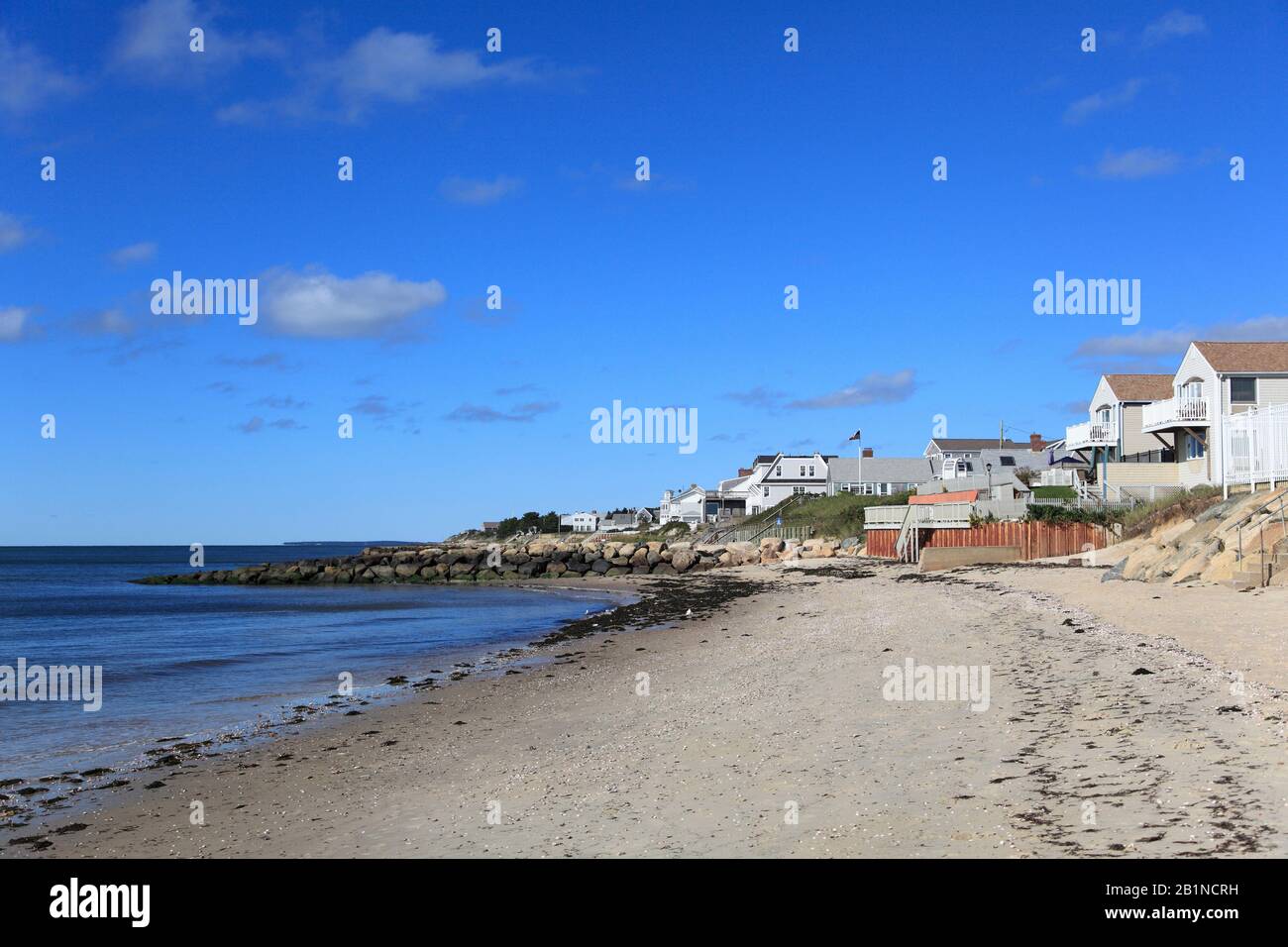 Plage, Dennisport, Dennis Port, Nantucket Sound, Dennis, Cape Cod, Massachusetts, Nouvelle-Angleterre, États-Unis Banque D'Images