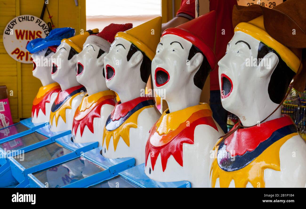 rire clowns jeu de balle Banque D'Images