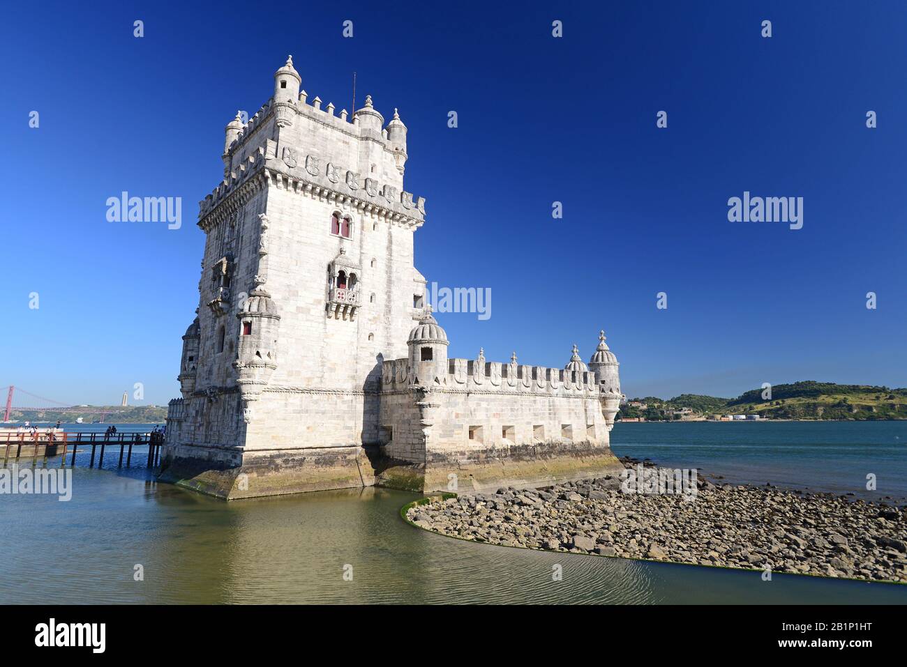 La tour de Belém, Lisbonne Banque D'Images