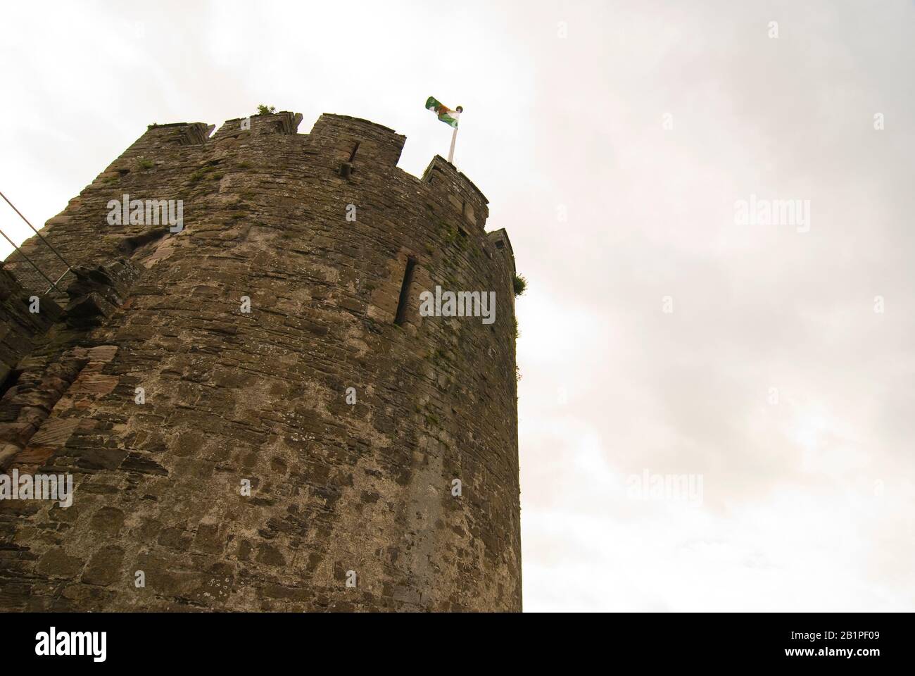 Conway Castle, Pays de Galles, Royaume-Uni Banque D'Images