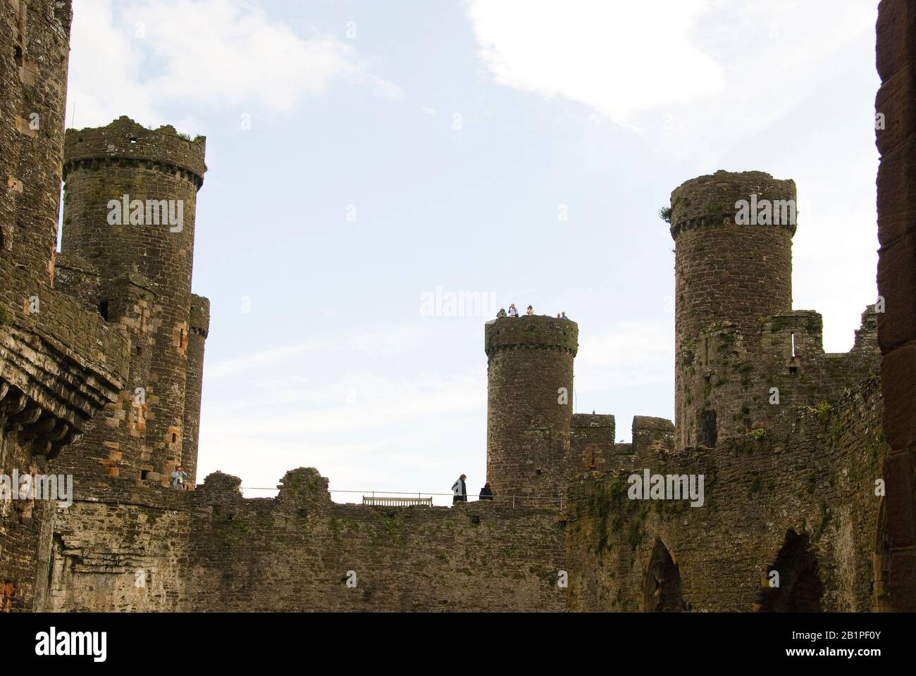 Conway Castle, Pays de Galles, Royaume-Uni Banque D'Images