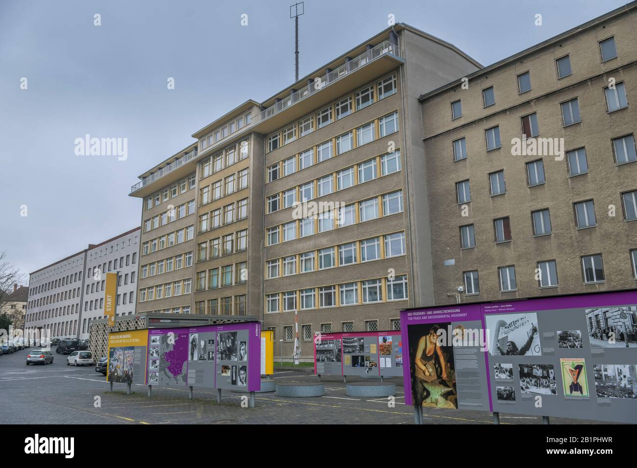 Haus 1, Stasi-Museum, Normannenstrasse, Lichtenberg, Berlin, Deutschland Banque D'Images