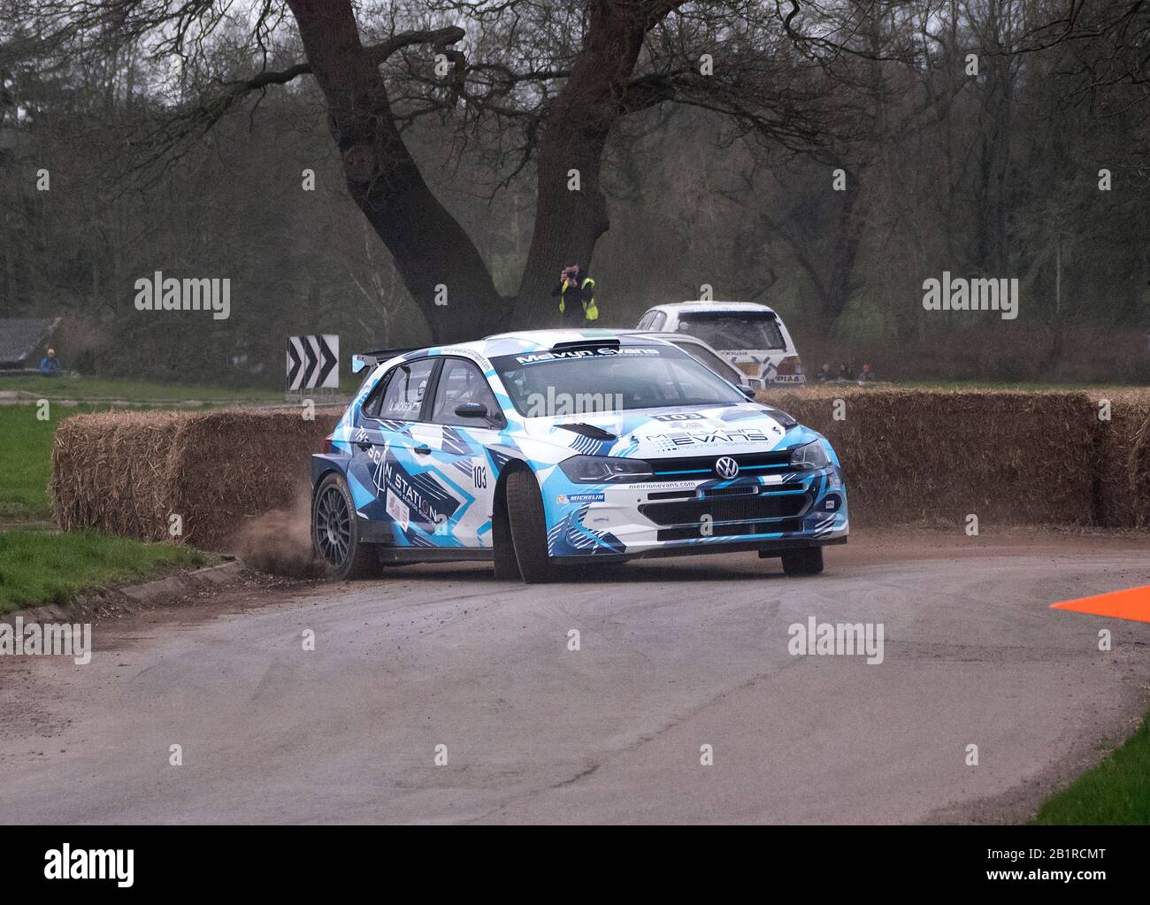 Volkswagen Polo GTI voiture de rallye historique à Race Retro Stoneleigh Park Warwickshire Royaume-Uni Banque D'Images