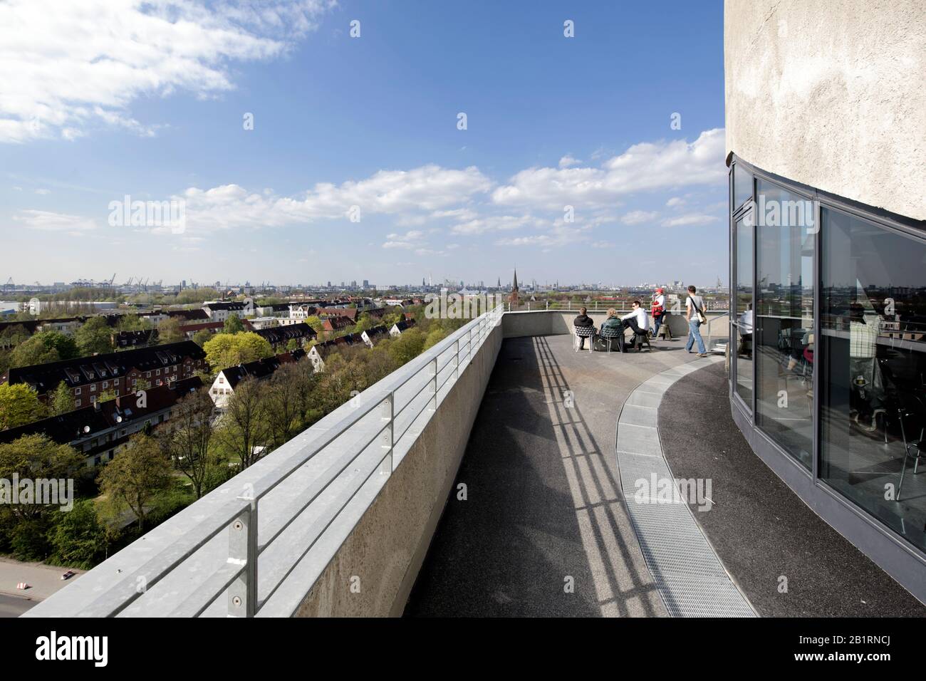 Vue, soute d'énergie de toit, IBA, salon International Building, Wilhelmsburg, Hambourg, Allemagne, Banque D'Images