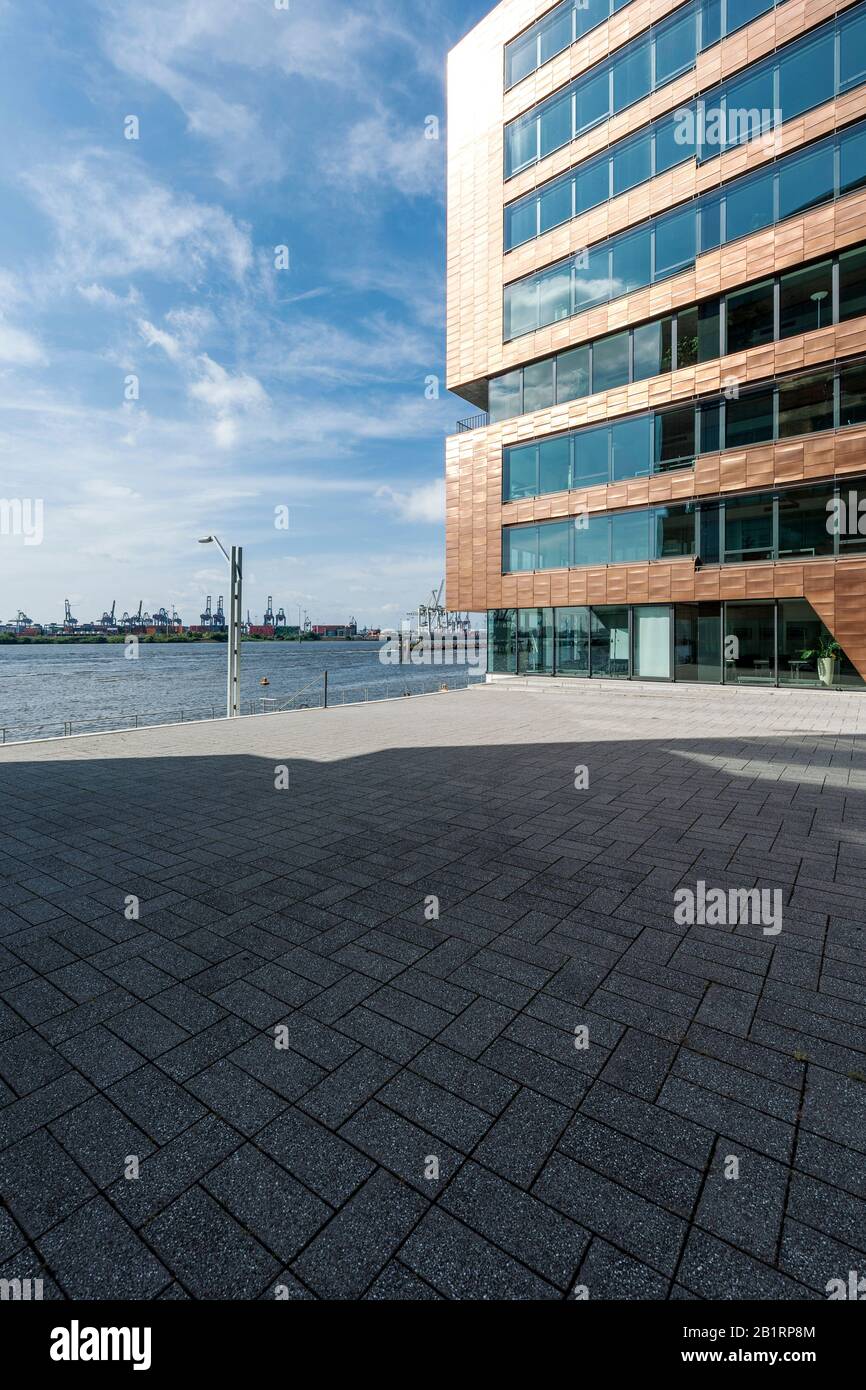 Bâtiment De Bureaux Columbia Twins, Neumühlen, Altona, Hambourg, Allemagne, Banque D'Images