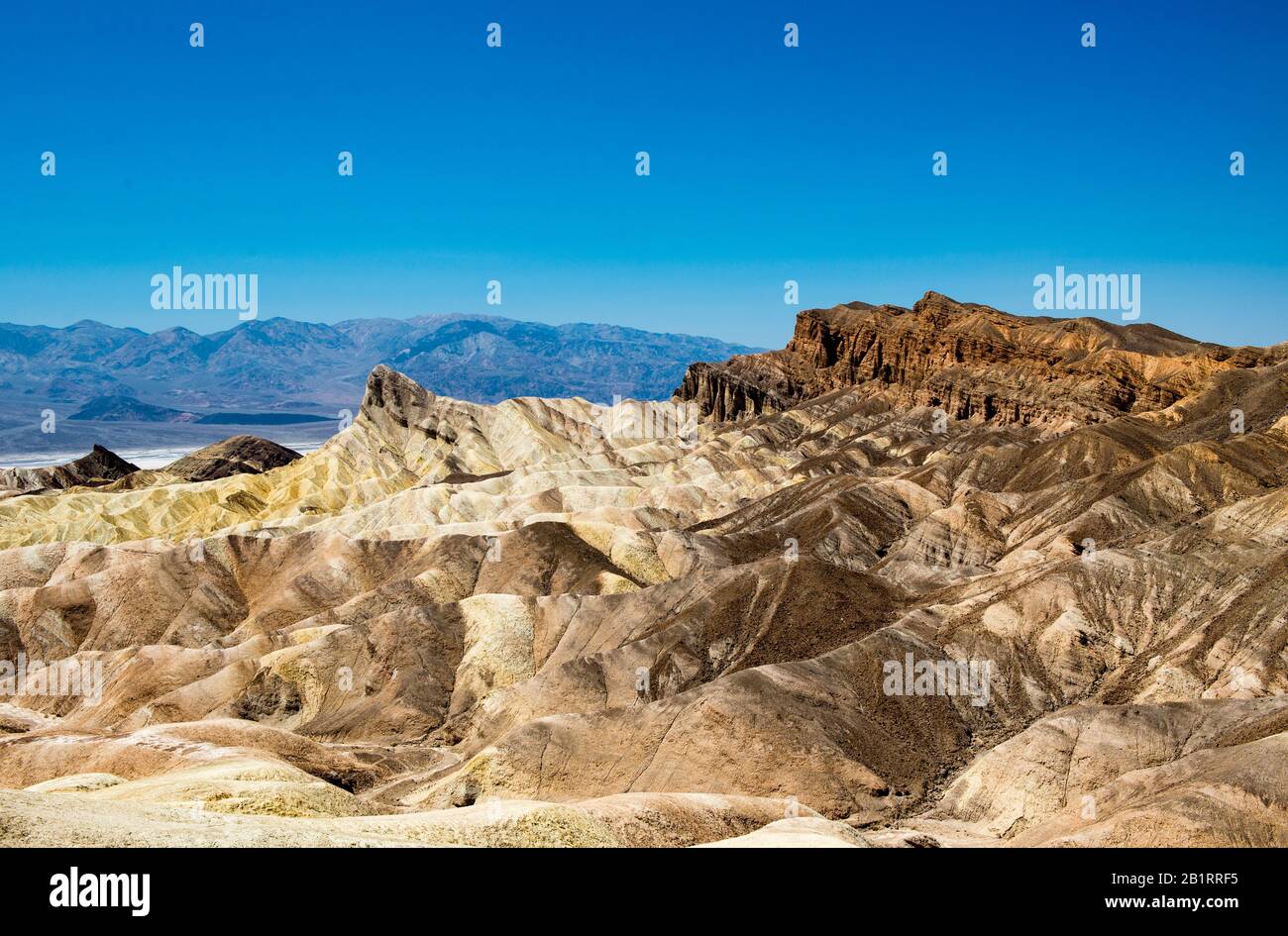 Formations de terrain dans le parc national de Death Valley, Californie, États-Unis, Banque D'Images
