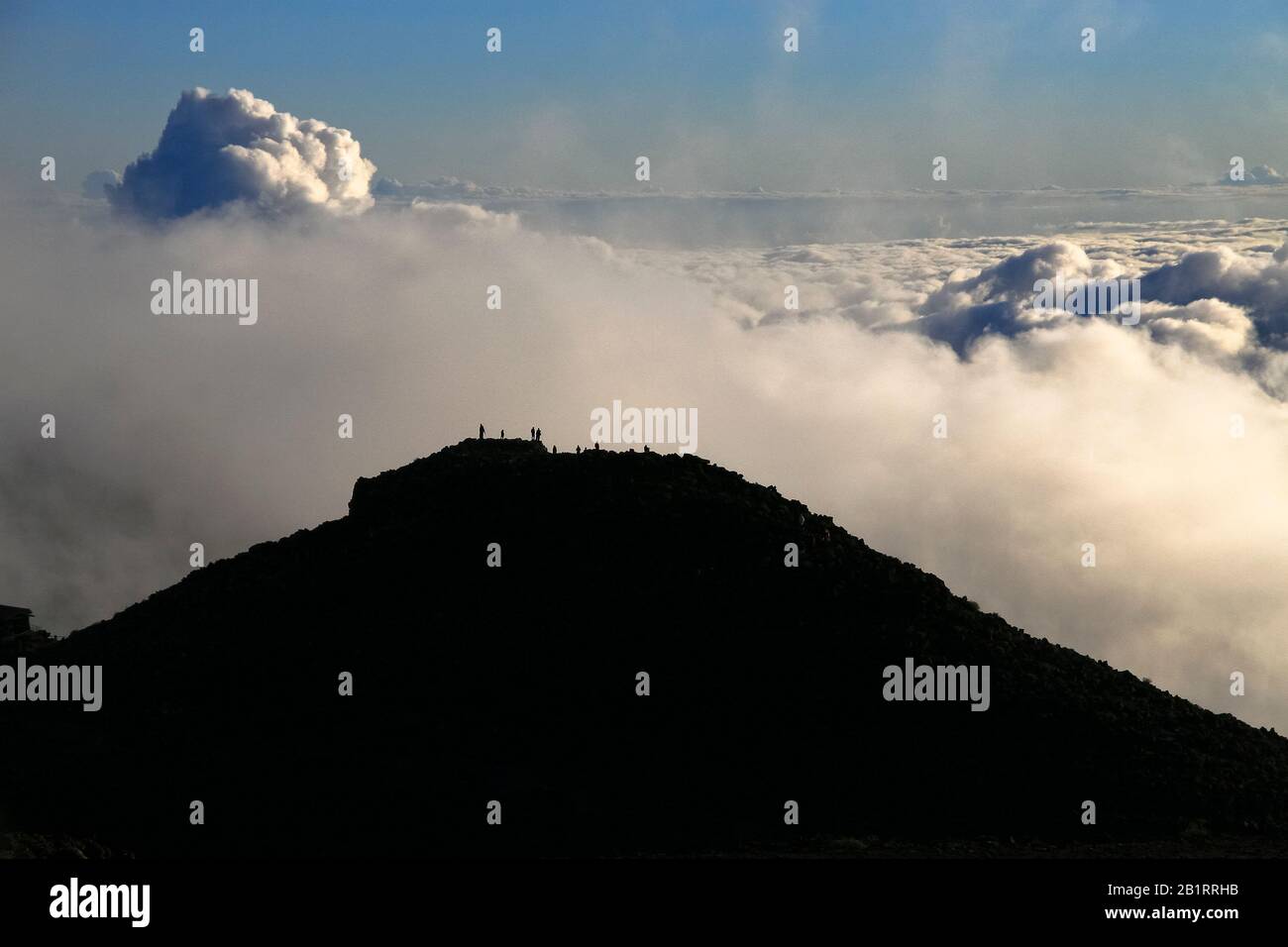 Vue Depuis Le Volcan Haleakala, L'Île De Maui, Hawaï, États-Unis Banque D'Images