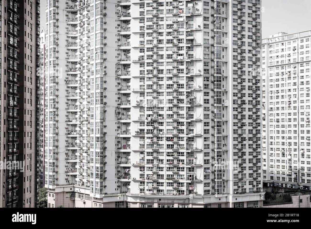 Maisons résidentielles à Nanshi, Shanghai, Chine Banque D'Images