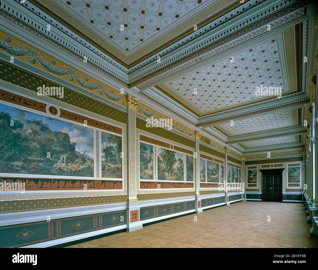 Nouveau musée, reconstruit Prellergalerie, Weimar, Thuringe, Allemagne Banque D'Images