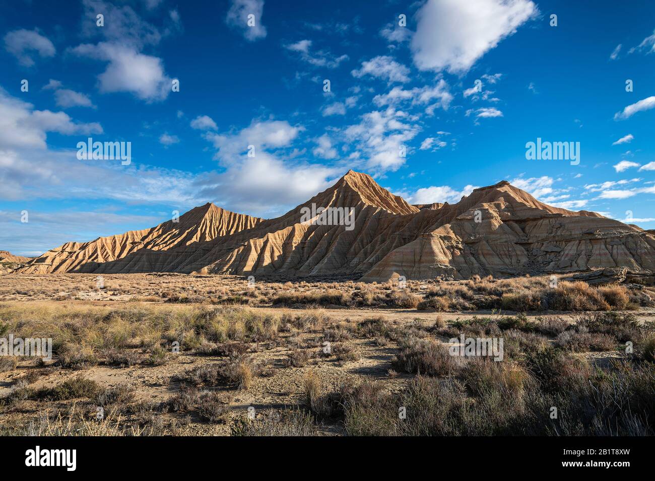 Montagnes dans le désert Banque D'Images