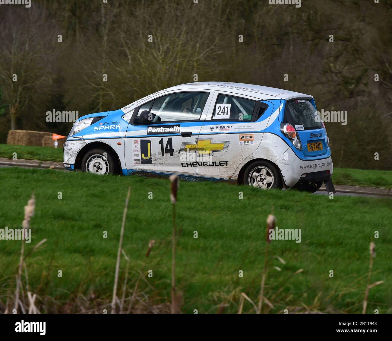 Adam Houston, Chevrolet Spark, Race Retro, Naec, National Agricultural Exhibition Centre, Stoneleigh Park, Warwickshire, Angleterre, Dimanche 23 Février Banque D'Images