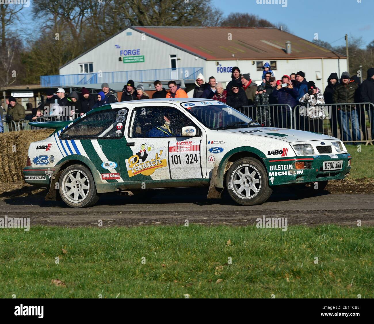 Corgi Ford Sierra Cosworth - Race Aces - Échelle 1/36 - Texaco - Avec Figurines