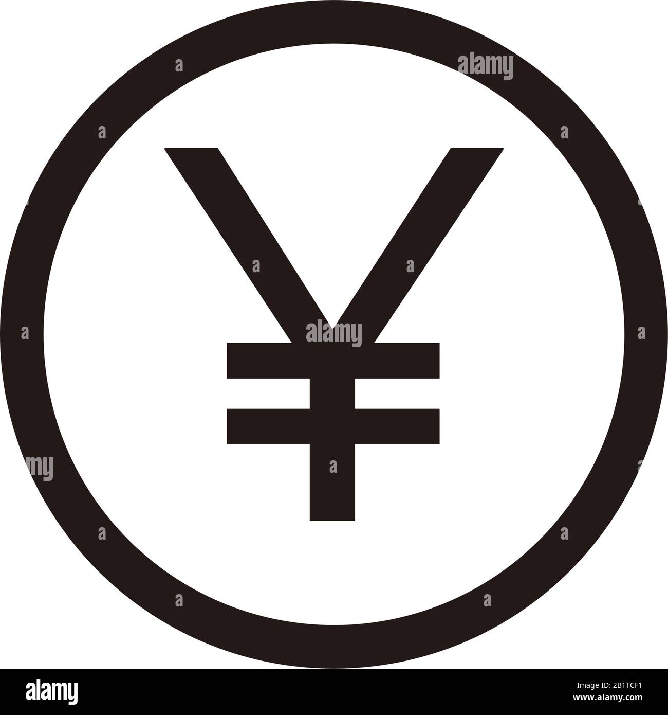 Icône yen Sign, illustration vectorielle Yen pour la conception graphique et Web. Illustration de Vecteur