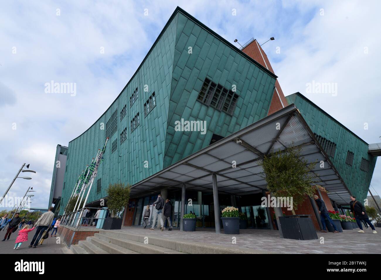 Le Musée des sciences Nemo, Oosterdok, Amsterdam, Pays-Bas Banque D'Images