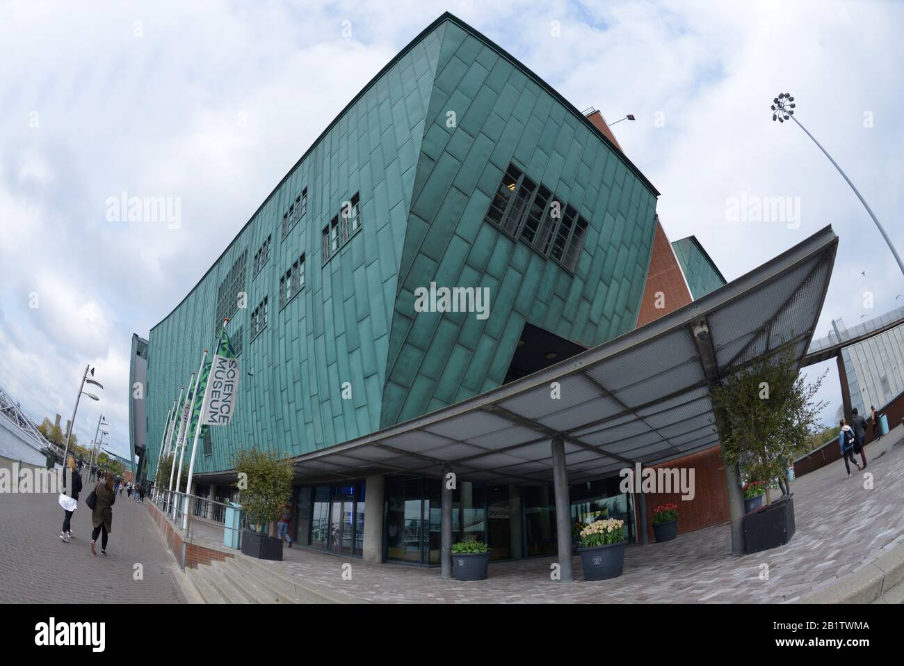 Le Musée des sciences Nemo, Oosterdok, Amsterdam, Pays-Bas Banque D'Images