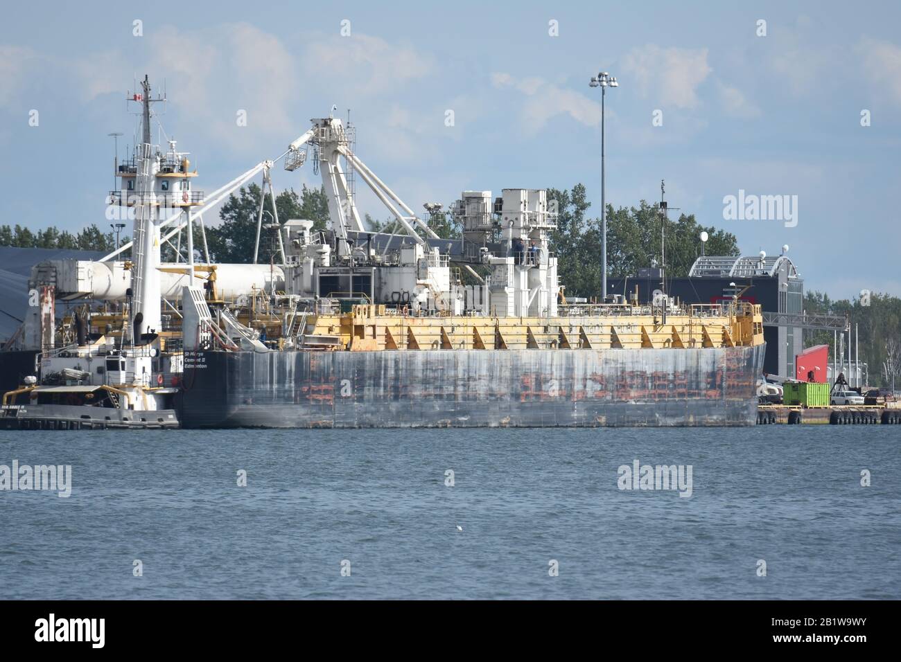 Port de Toronto sur le lac Ontario Banque D'Images