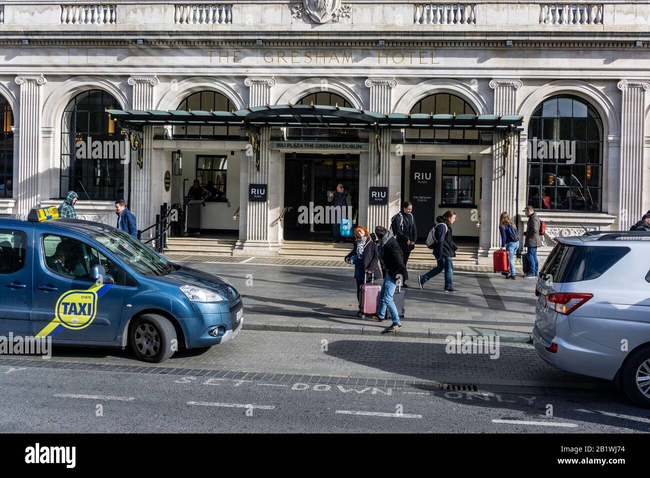 L'hôtel 4 étoiles Riu Plaza, Le Gresham Dublin dans O'Connell Street, en Irlande. Banque D'Images