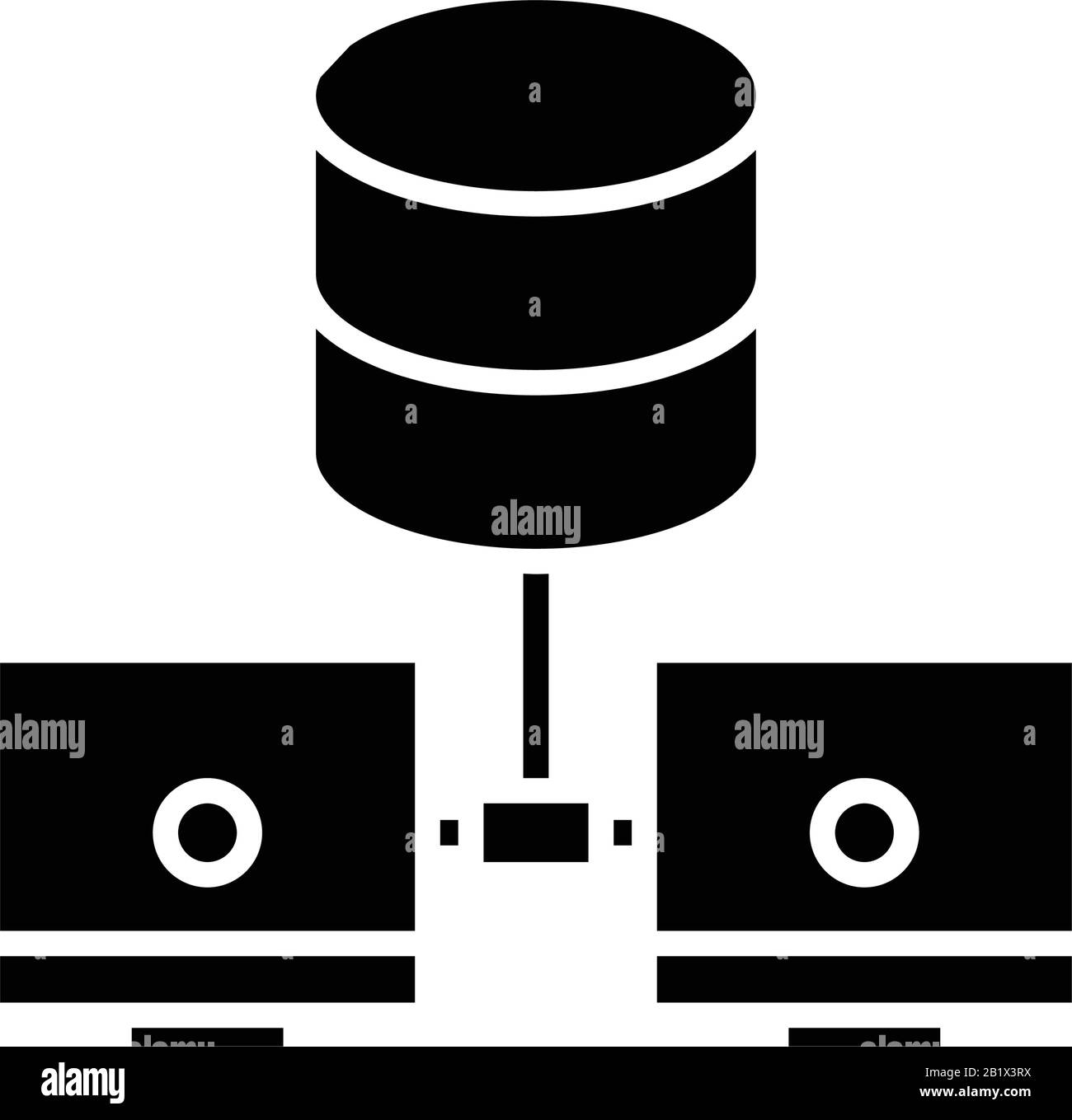 Icône noire de communication, illustration conceptuelle, symbole vectoriel plat, signe glyphe. Illustration de Vecteur