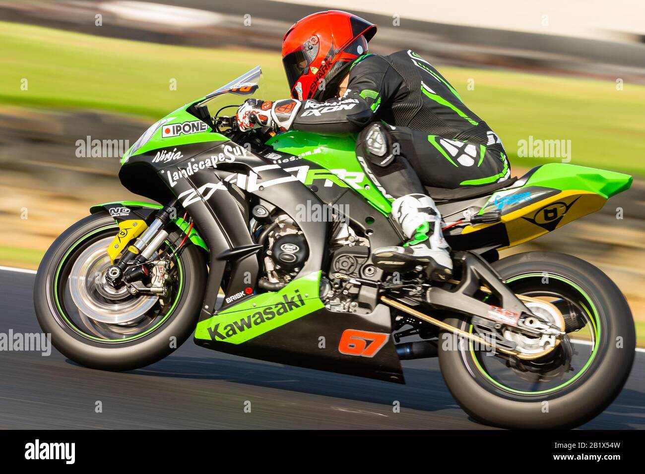 Melbourne, Australie, 28 Février 2020. Kawasaki Motors Australia, Bryan, Pilote En Vedette (67) Lors Du Championnat Du Monde Moto Fim Superbike, Circuit Phillip Island, Australie. Crédit: Dave Hemaison/Alay Live News Banque D'Images