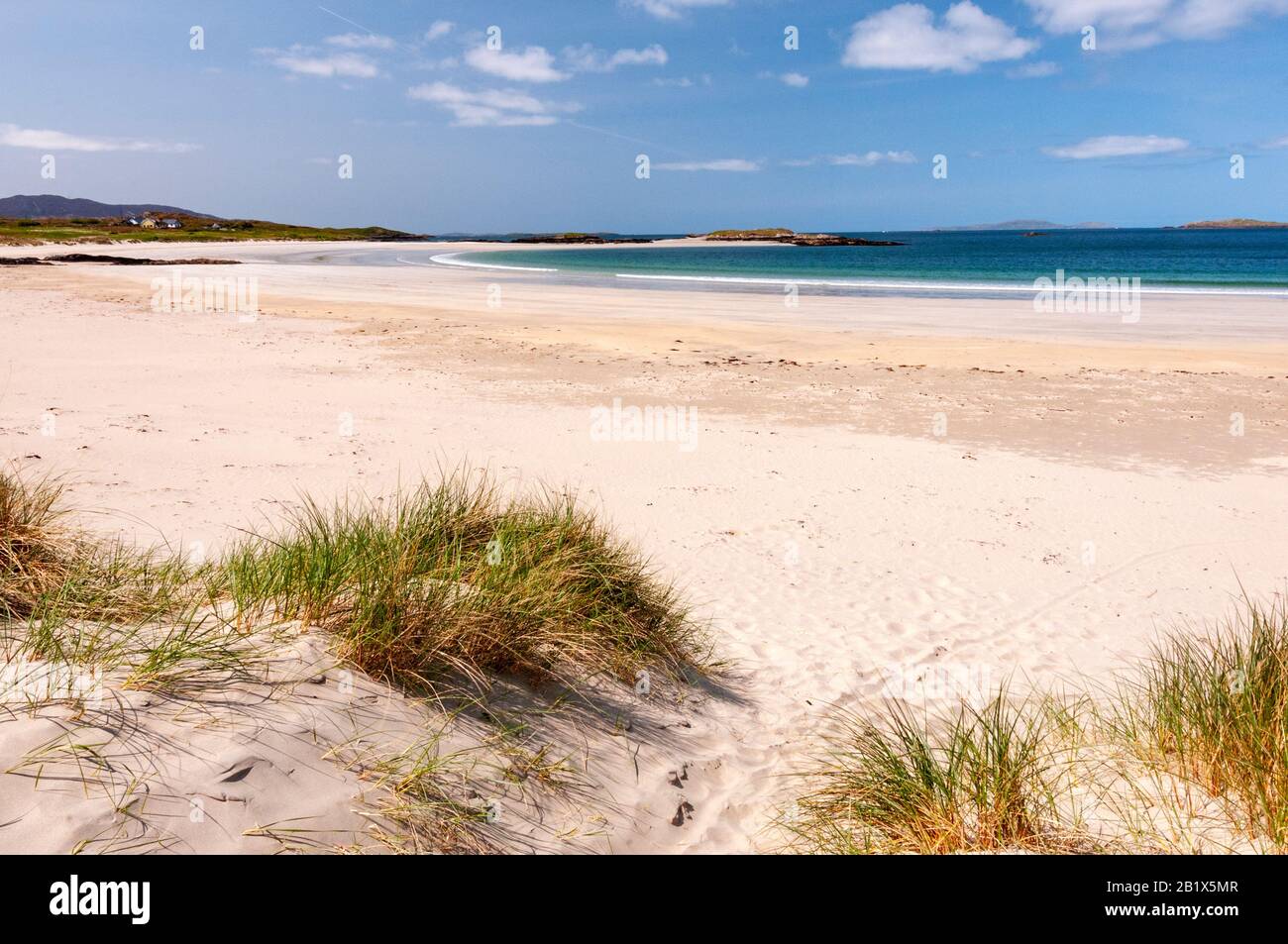 Glassilaun Beach, Renvyle Peninsula, Comté De Galway, Irlande Banque D'Images