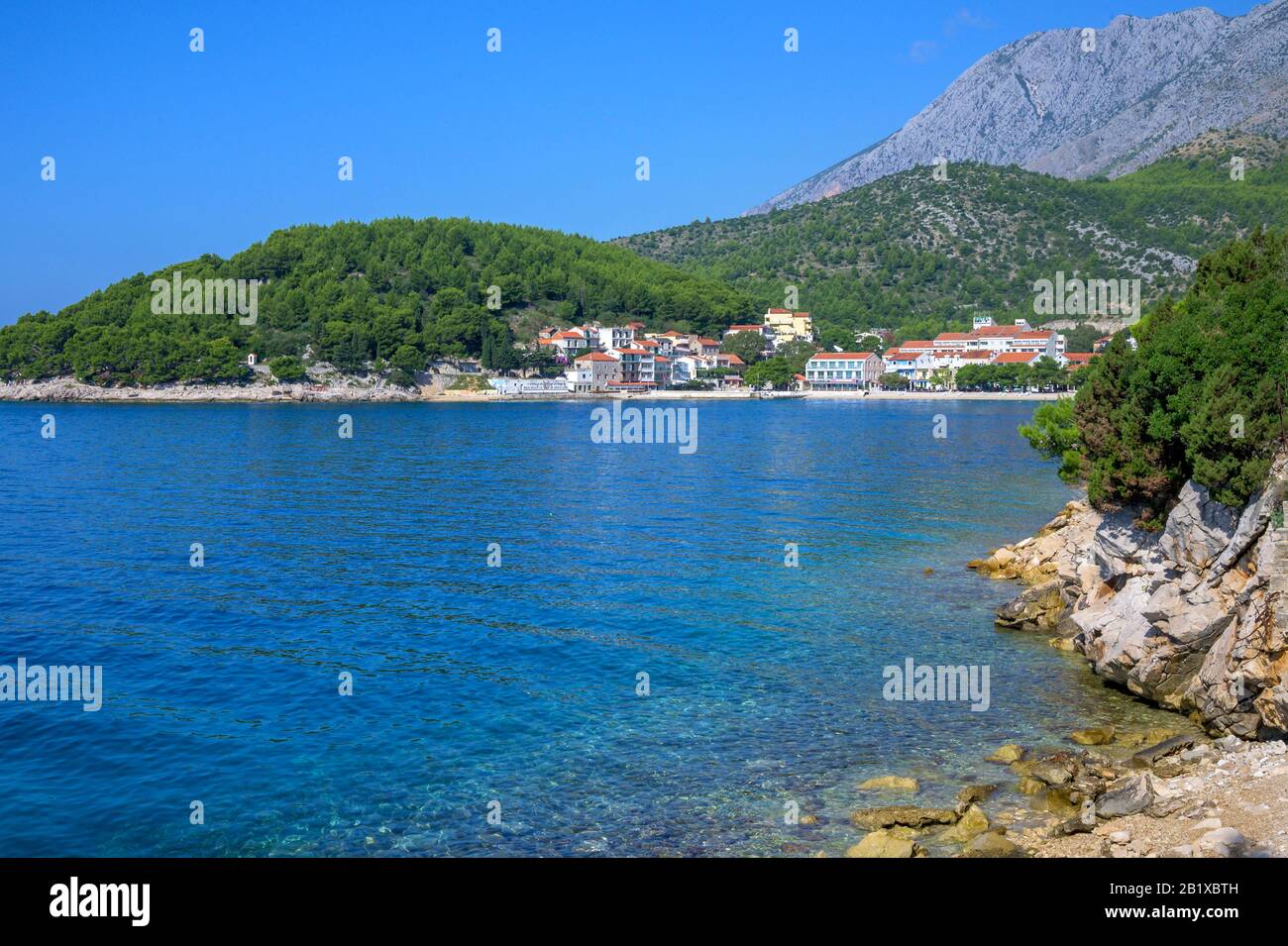 Dalmation Coast, Hvar, une île croate de la mer Adriatique Banque D'Images