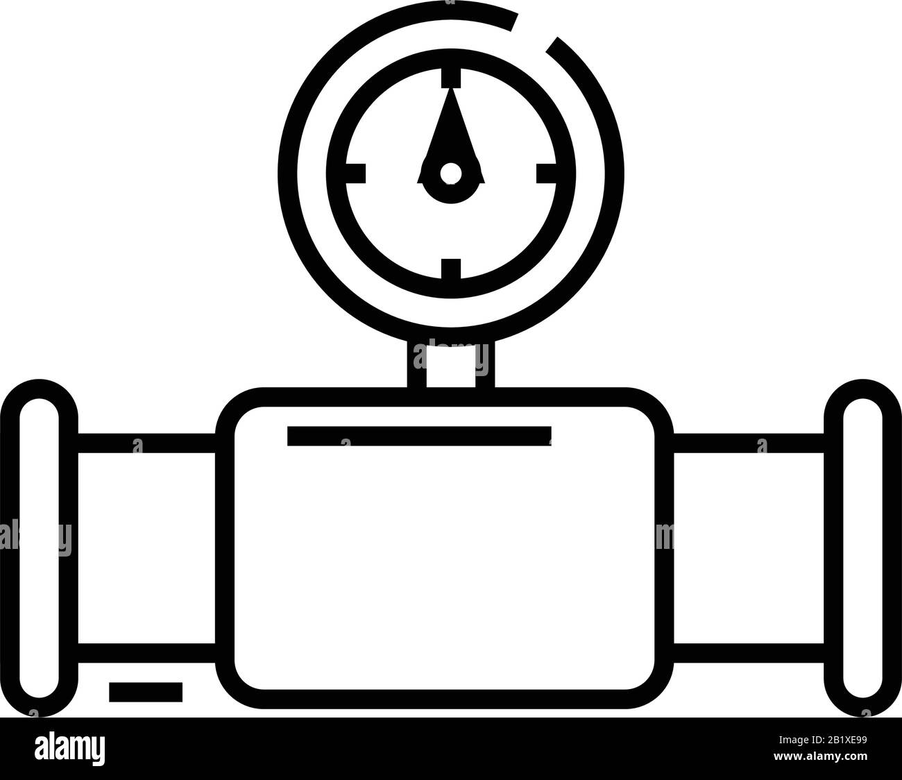 Icône de la ligne de mixage, signe concept, illustration vectorielle, symbole linéaire. Illustration de Vecteur