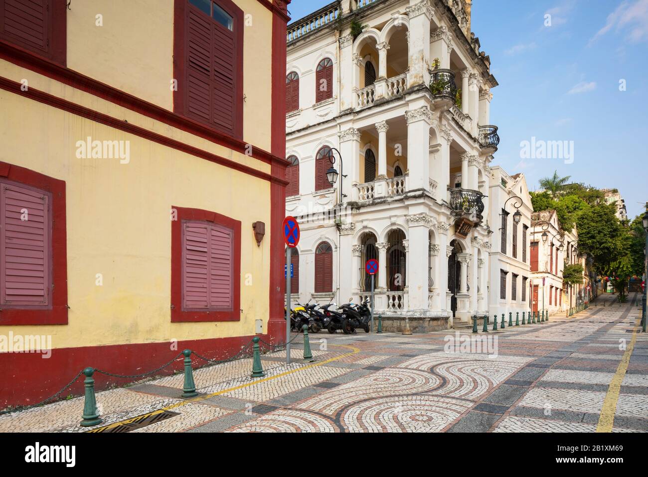 Hôtel Cui Lok Chi Sur Rua De Joao De Almeida, Macao, Chine Banque D'Images