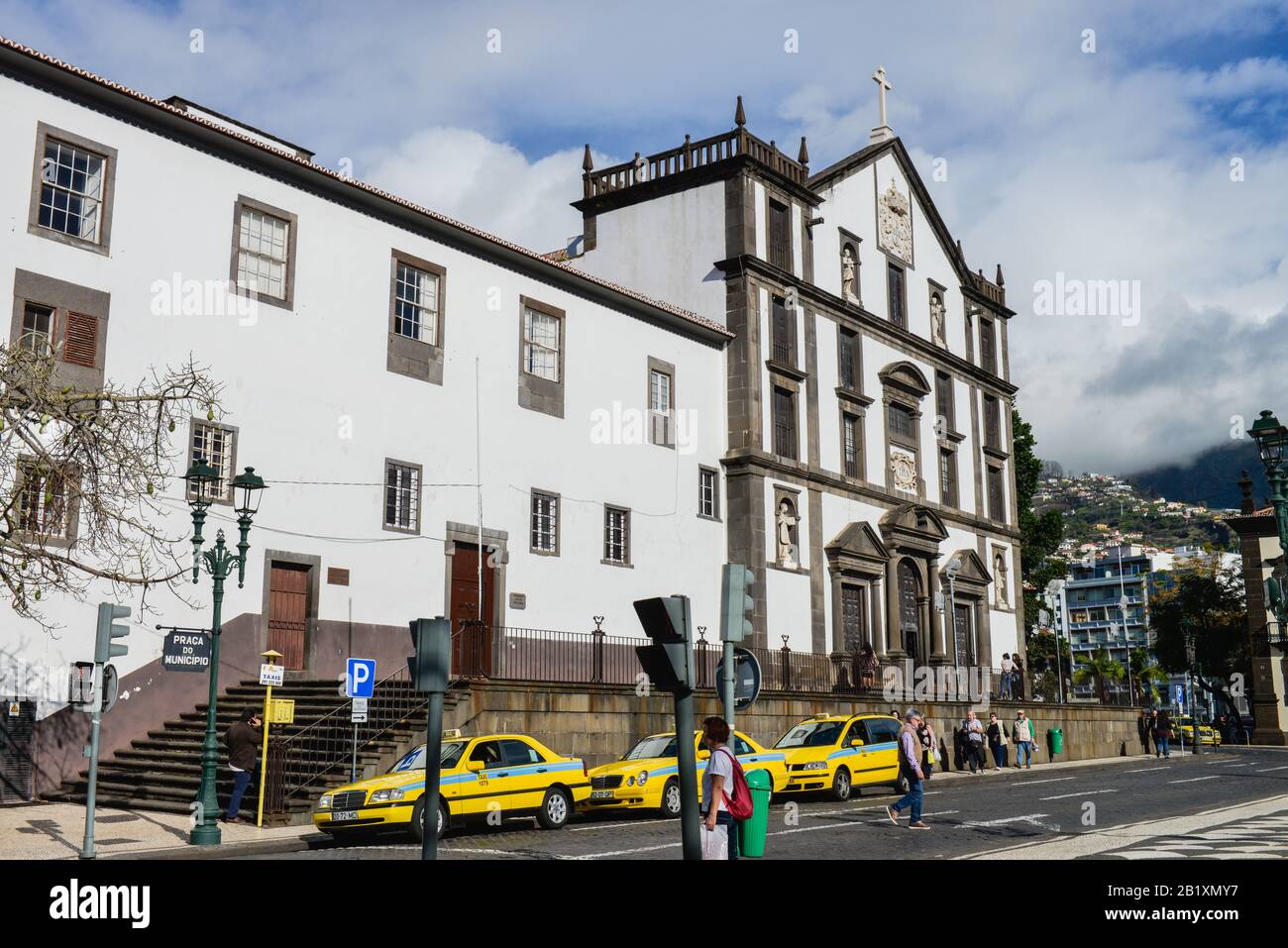 Kirche ‘Igreja Do Colegio’, Praca Do Municipio, Funchal, Madère, Portugal Banque D'Images