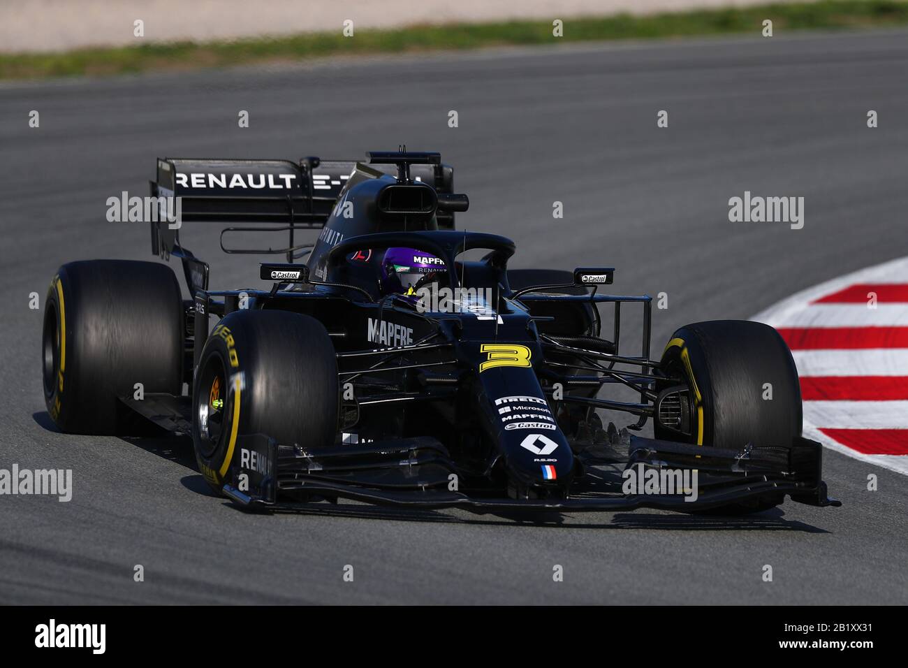 Barcellona (Espagne, Italie). Barcellona (espagne), Italie, 26 février 2020, Ricciardo pendant - - - crédit: LM/Alessio de Marco crédit: Alessio de Marco/LPS/ZUMA Wire/Alay Live News Banque D'Images
