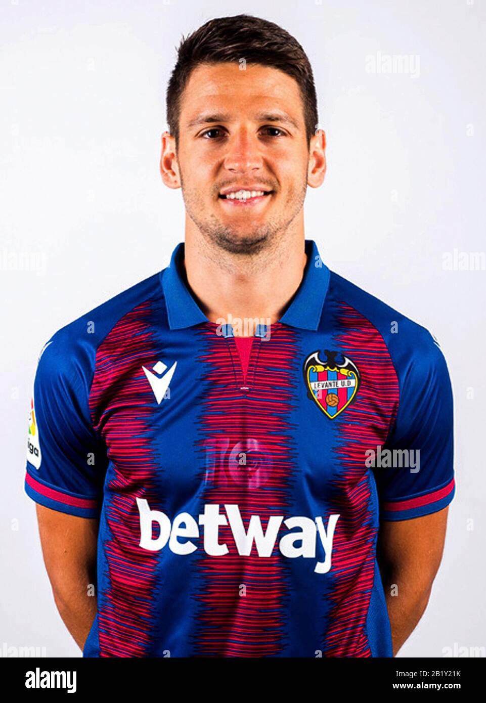 Football Espagne - La Liga Santander 2019-2020 / ( Levante Union Deportiva ) - Nemanja Radoja Banque D'Images