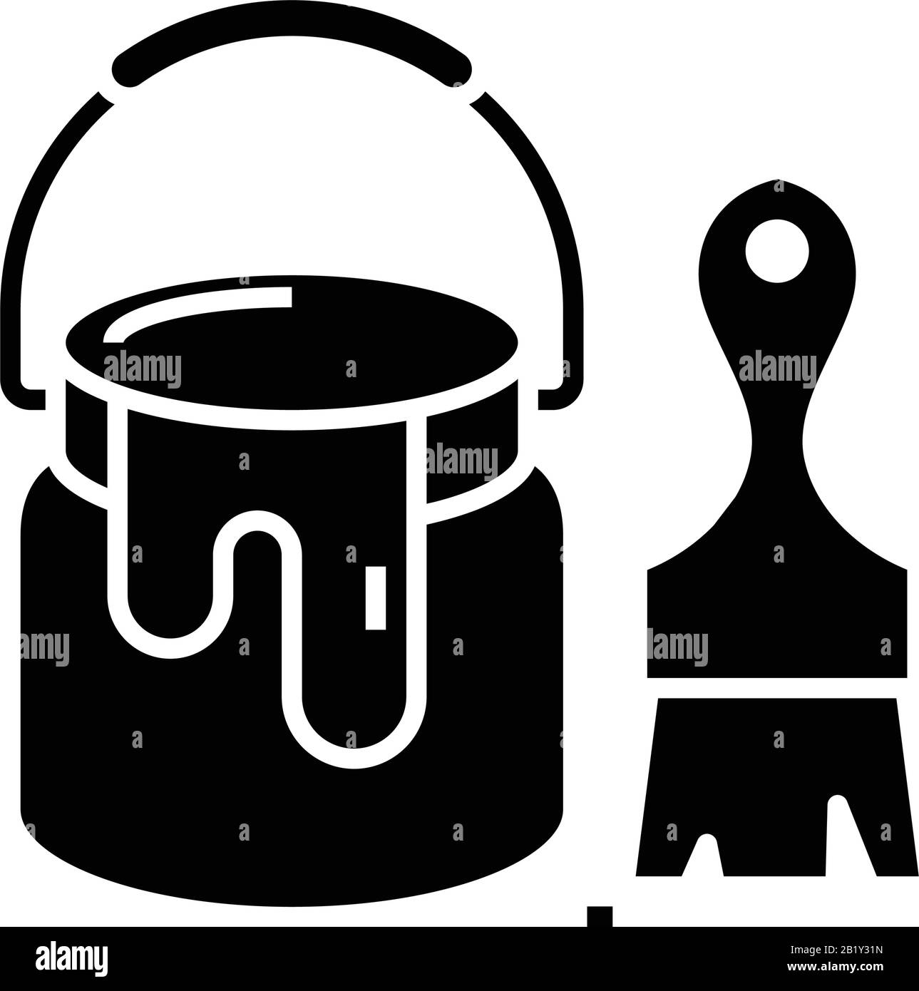 Icône noire de forme de couleur, illustration conceptuelle, symbole plat vectoriel, signe glyphe. Illustration de Vecteur