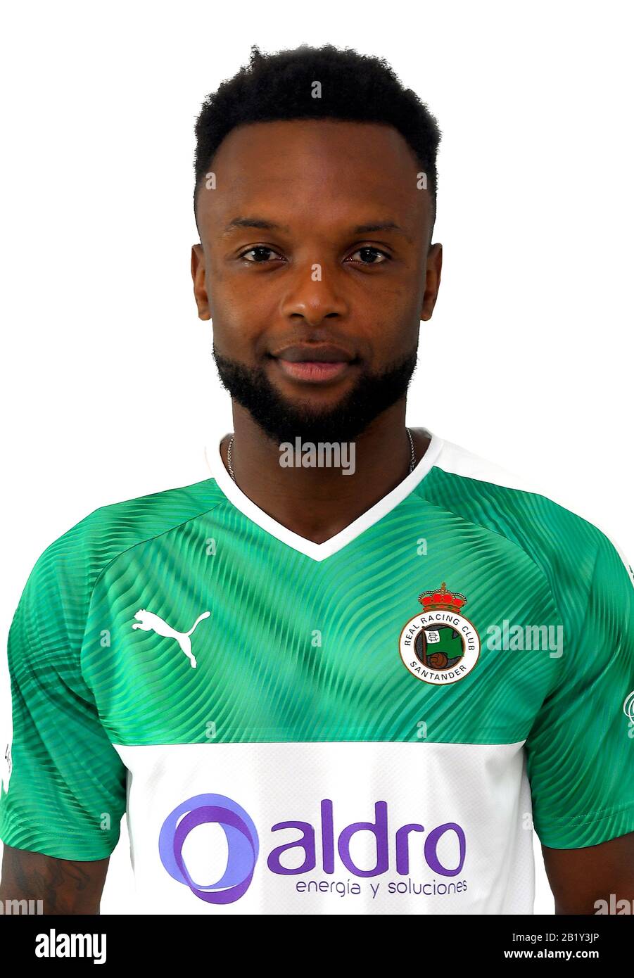 Football Espagne B - La Liga Smartbank 2019-2020 / ( Real Racing Club De Santander ) - Ritchie Kitoko Banque D'Images