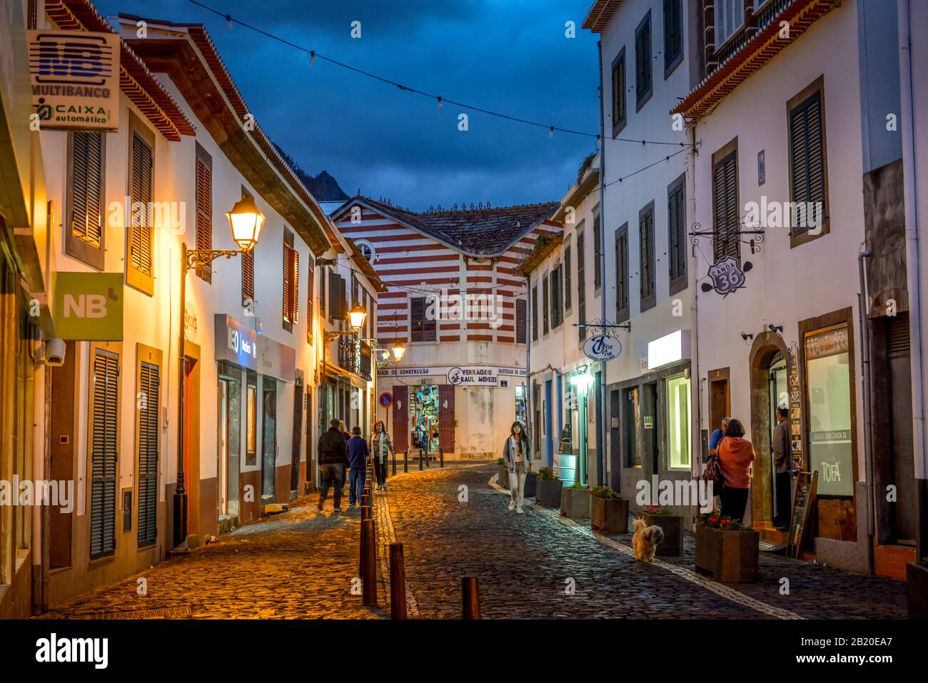 Altstadt, Machico, Madeira, Portugal Banque D'Images