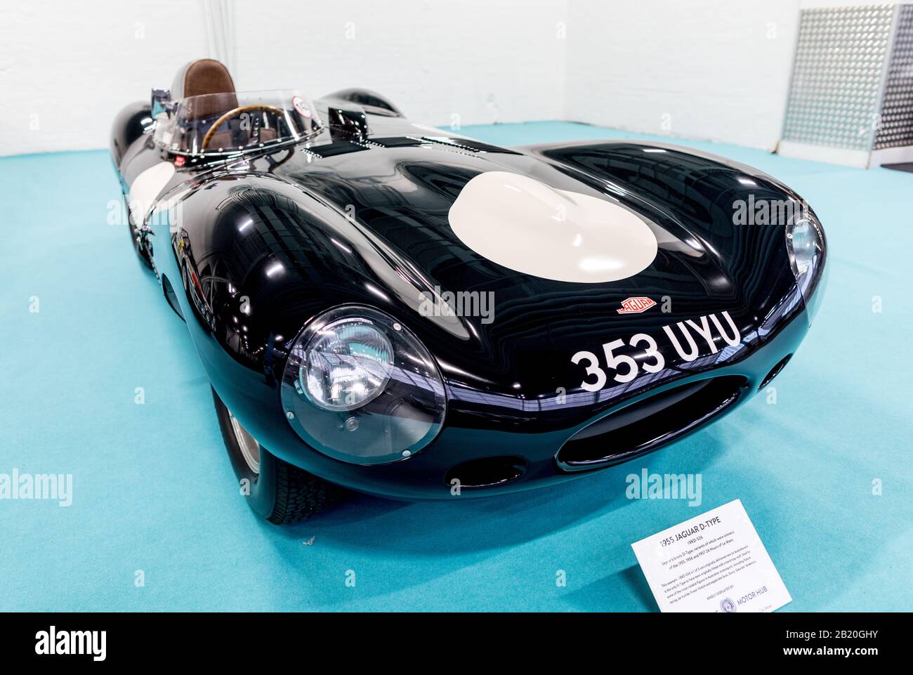 Jaguar D-Type Au Classic Car Show Londres 2020 Banque D'Images
