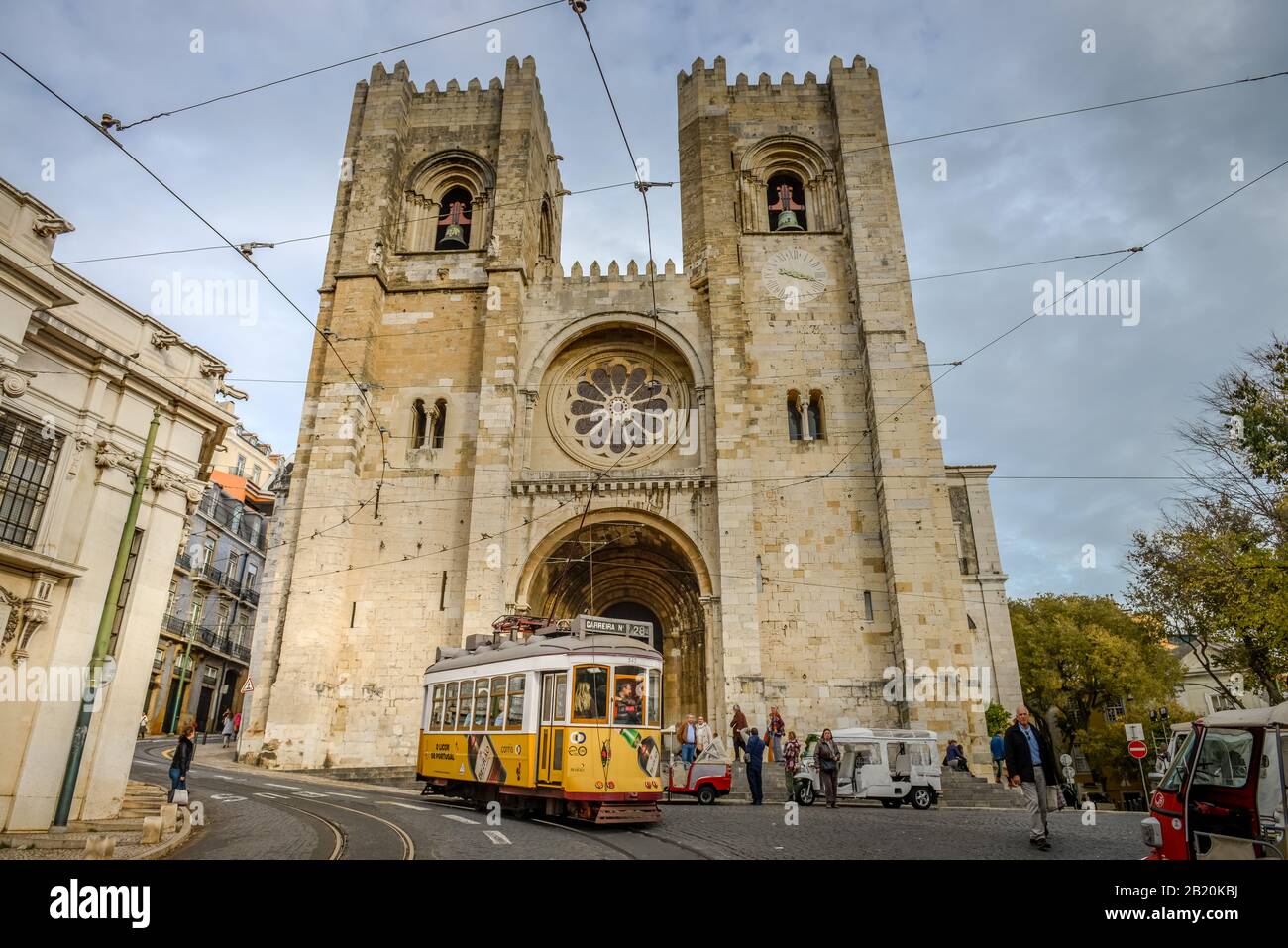Kahedrale´Catedral Se Patriarcal´S, Largo Da Se, Lissabon, Portugal Banque D'Images
