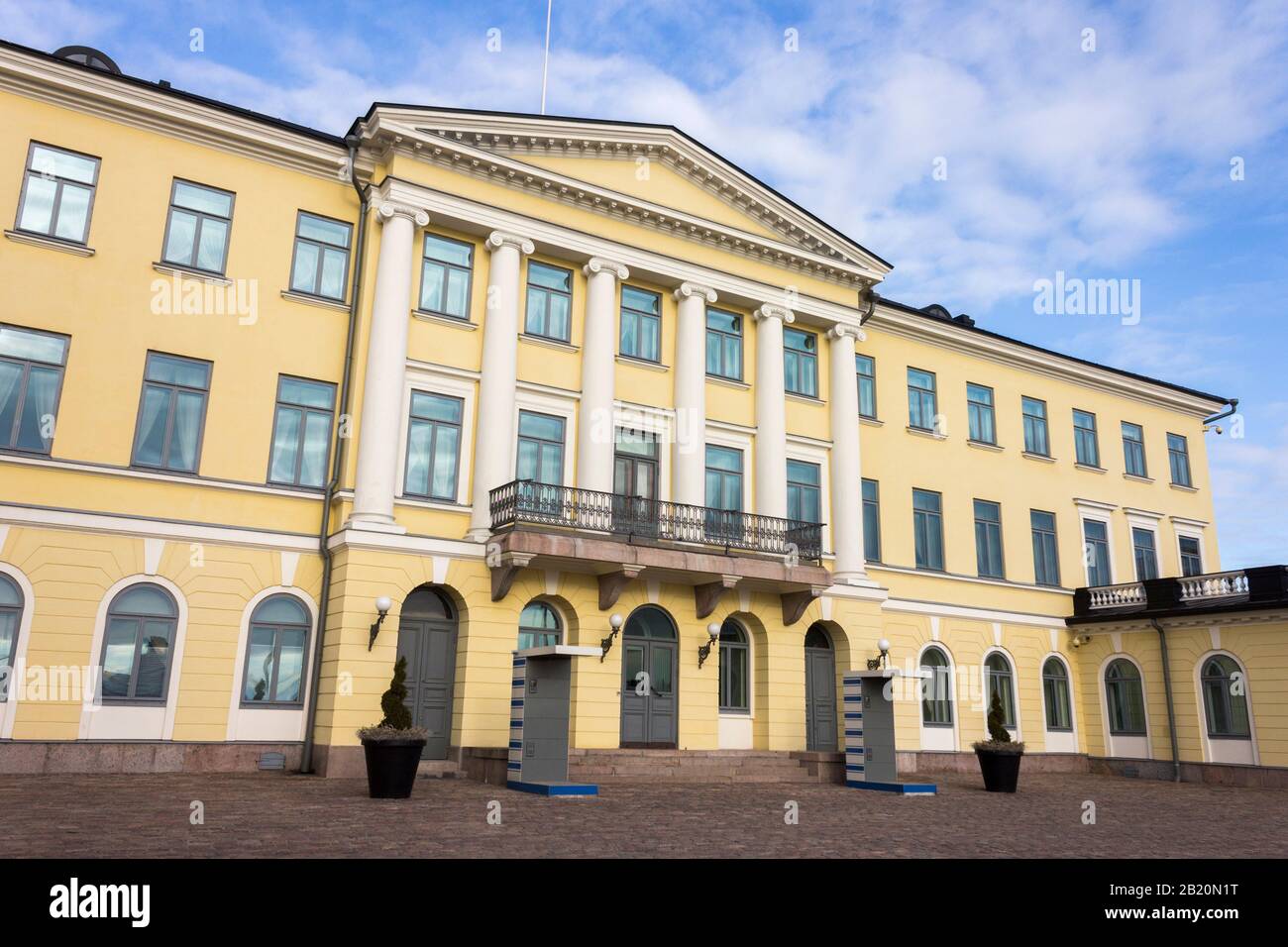 Helsinki, Finlande. Le Palais Du Président (Presidentilinna) Banque D'Images