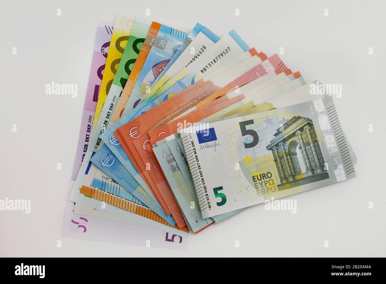 Fecher Euroscheine Banque D'Images
