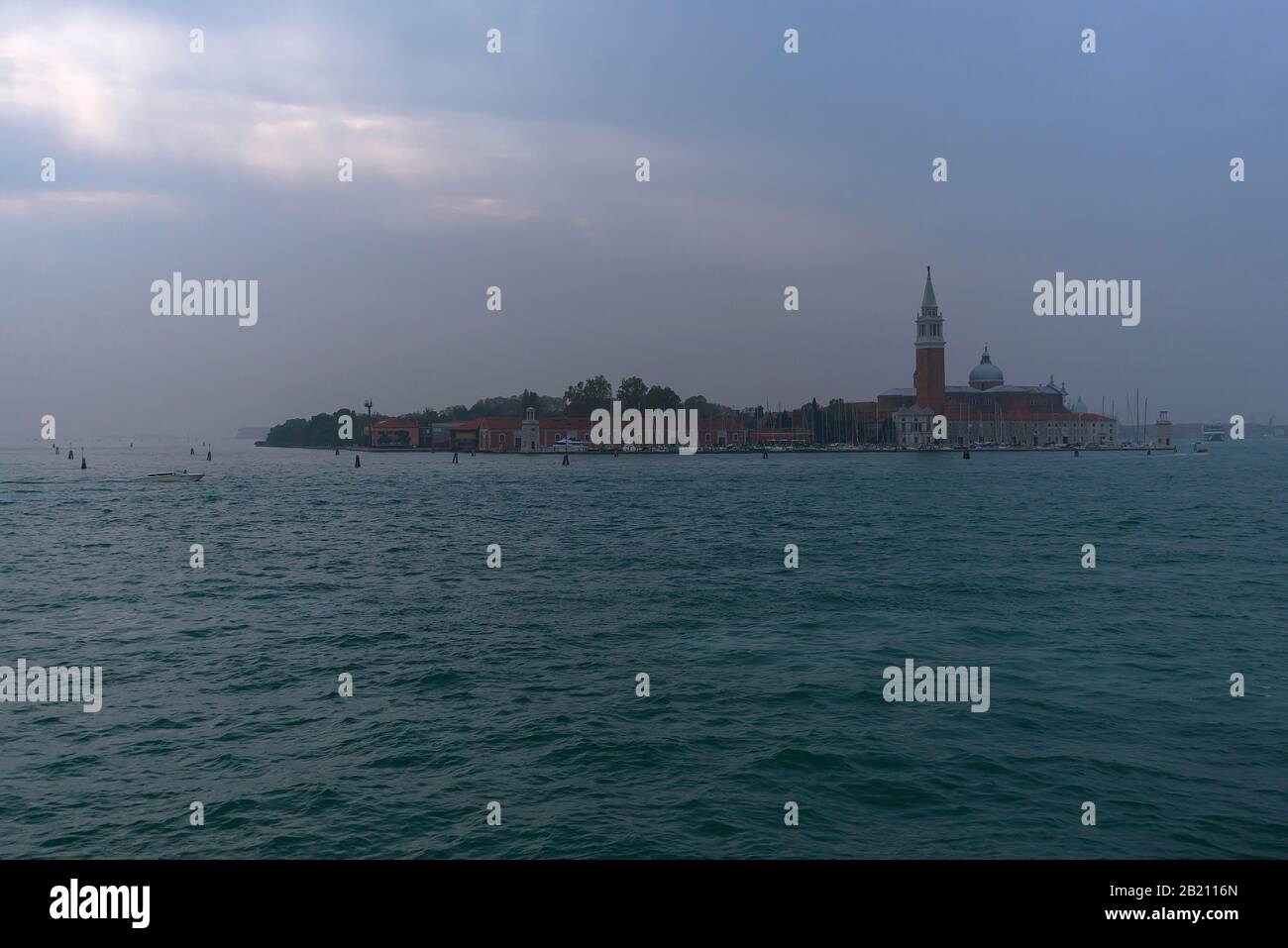 Île De San Giorgio Maggiore, Venise, Vénétie, Italie Banque D'Images